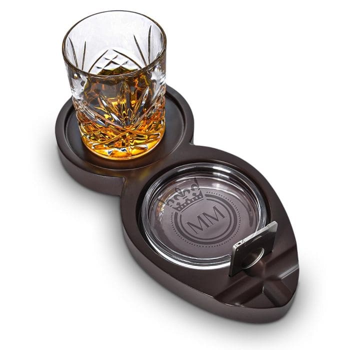 juego de bandejas de whisky