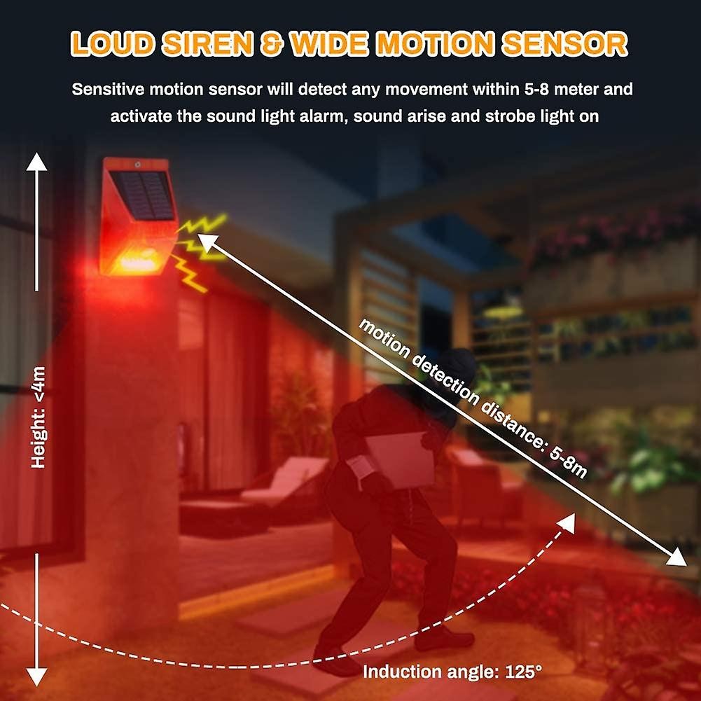 sensor solar - alarma a prueba de agua y control remoto