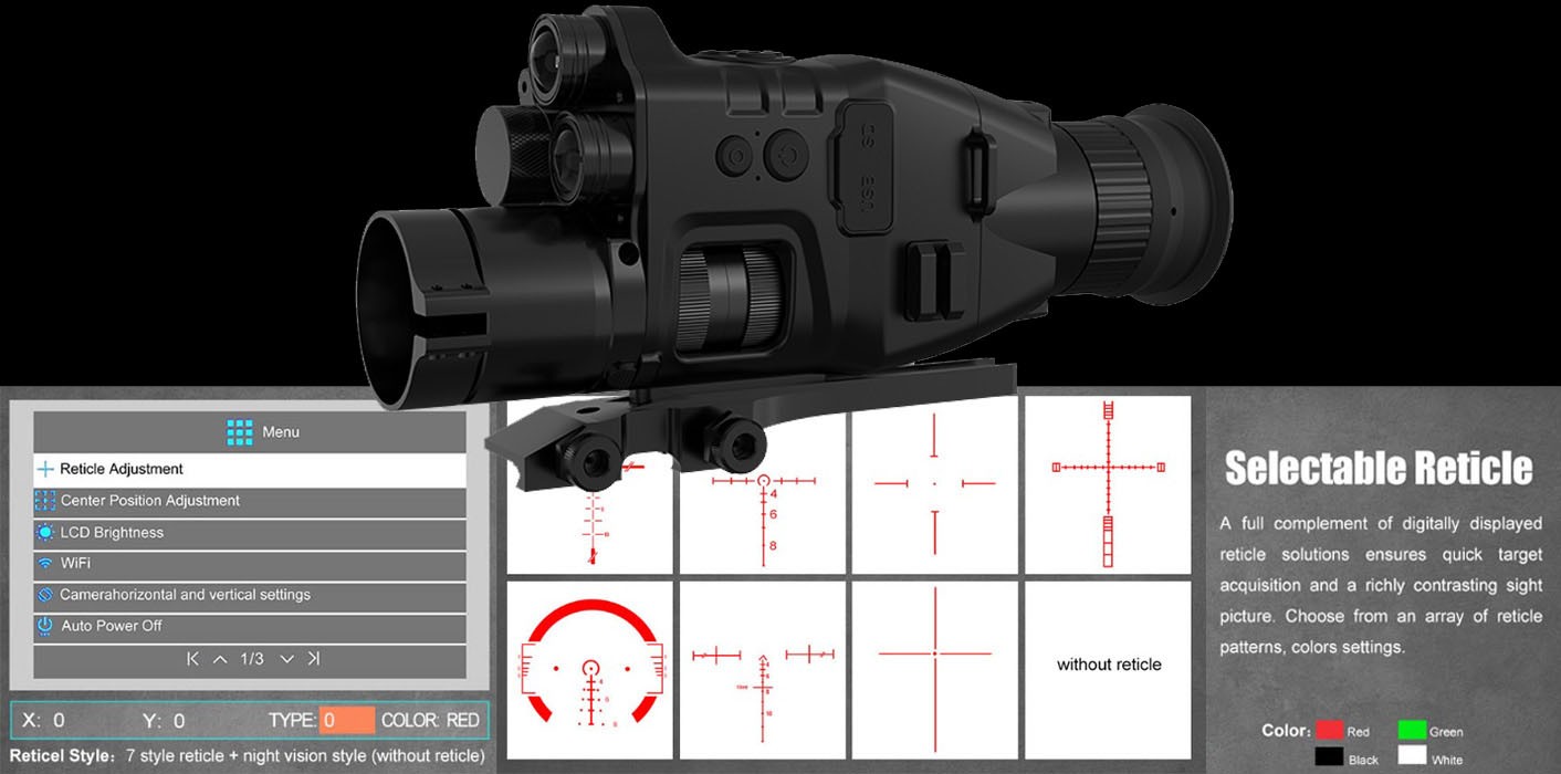 monocular con visión nocturna - wildguarder